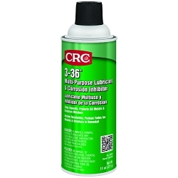 CRC® 03005 3-36® Flammable Multi-Purpose Non-Drying Lubricant and Corrosion Inhibitor, 16 oz Aerosol Can, Liquid Form, Blue/Clear/Green, 0.827