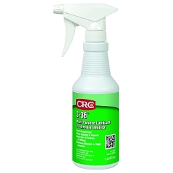 CRC® 03007 3-36® Multi-Purpose Non-Drying Non-Flammable Lubricant and Corrosion Inhibitor, 16 oz Bottle, Liquid Form, Blue/Clear/Green, 0.827