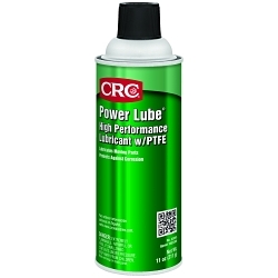 CRC® 03045 Power Lube® Extremely Flammable High Performance Industrial Lubricant, 16 oz Aerosol Can, Liquid Form, Light Amber/White Precipitate, 0.81