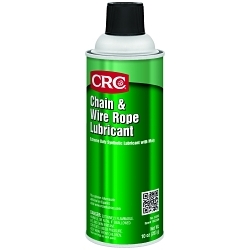 CRC® 03050 Extremely Flammable Synthetic Chain and Wire Rope Lubricant, 16 oz Aerosol Can, Liquid Form, Clear/Light Amber, 0.6771