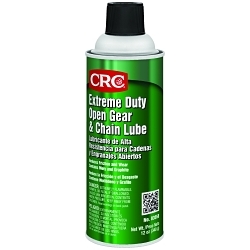 CRC® 03058 Extreme Duty Flammable Tacky Open Gear and Chain Lubricant, 16 oz Aerosol Can, Semi Viscous Liquid Form, Black, 1.1