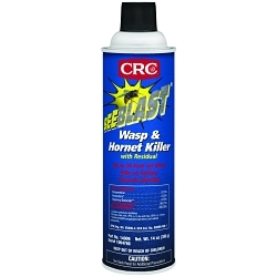 CRC® Bee Blast® 14009 Fast Acting Wasp/Hornet Killer, 20 oz Aerosol Can, Liquid Form, Clear, Petroleum Odor/Scent