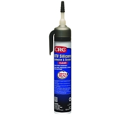 CRC® 14055 Multi-Purpose RTV Silicone Sealant, 8 oz Tube, Clear, Silicone Base