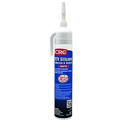 CRC® 14056 High Moisture Resistance RTV Silicone Sealant, 8 oz Tube, White, Silicone Base