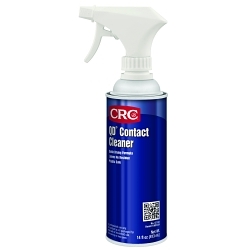 CRC® 02133 QD® Extremely Flammable Contact Cleaner, 16 oz Aerosol Can, Solvent Odor/Scent, Clear, Liquid Form