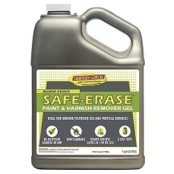 CRC® SAFE-ERASE® 1753066 Paint and Varnish Remover Gel, 1 gal Container, Clear/Yellow