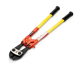 Crescent® 0190FC General Purpose Bolt Cutter, 7/16 in Soft/Medium Hard Materials Cutting, 24-1/2 in OAL, Center Cut, Forged Alloy Steel Jaw