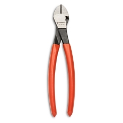 Crescent® 5428CVN Diagonal Cutting Plier, 22 AWG THK Max Wire, 25/32 in L x 1-7/32 in W x 15/32 in THK Beveled Forged Alloy Steel Jaw, 8 in OAL, Standard Cut