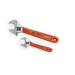 Crescent® AC2610CVS Adjustable Wrench, 2 Pieces, 6 to 10 in, Satin Chrome with Polished Face