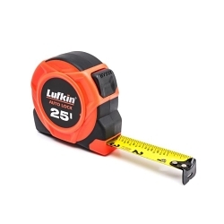 Crescent® AL725MAGN 700 Tape Measure, 25 ft L x 1 in W Blade, Steel Blade, 1/32 in Graduation
