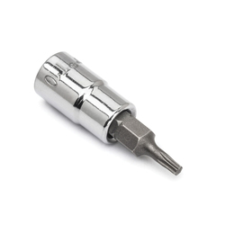 Crescent® CDTS0N Standard Length Socket Bit, 1/4 in Torx® Drive, T10, 1.1 in L Bit, ASME B107.5