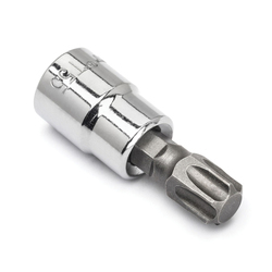 Crescent® CDTS10N Standard Length Socket Bit, 3/8 in Torx® Drive, T55, 1.35 in L Bit, ASME B107.5