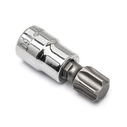 Crescent® CDTS11N Standard Length Socket Bit, 3/8 in Torx® Drive, T60, 1.35 in L Bit, ASME B107.5