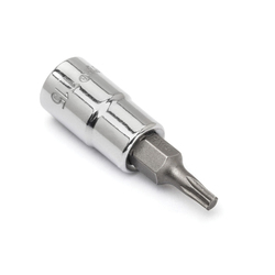 Crescent® CDTS1N Standard Length Socket Bit, 1/4 in Torx® Drive, T15, 1.1 in L Bit, ASME B107.5
