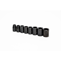 Crescent® CIMS0N Socket Set, ANSI Specified/ASME B107.2, 6 Points, 1/2 in Drive, 8 Pieces, Included Socket Size: 7/16 to 7/8 in