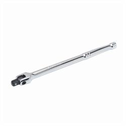 CrescentĀ® CRW5 Breaker Bar, 1/4 in Drive, 7.87 in OAL, Alloy Steel, Polished Chrome/Nickel Plated