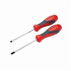 Crescent® CSD2 Screwdriver Set, 2 Pieces, Black Oxide/Polished Chrome