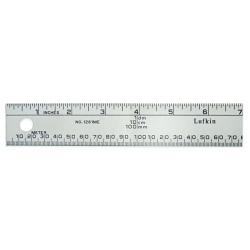 Crescent® 1261MEN 2-Sided Meter Stick, Graduations 1/16 in, 1 m L, Aluminum