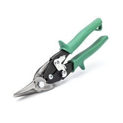 Crescent®M2R MetalMaster® Compound Action Aviation Snip, 18 ga Low Carbon Steel Cutting, 1-3/8 in L of Cut, Right/Straight Snip, Molybdenum Steel Blade, High Strength Steel Handle, Non-Slip/Textured Grip