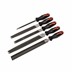 Crescent® 22040HNNN File Set, 5 Pieces, Bastard/Slim Cut