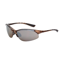CrossFire® 15117 Cobra Premium Safety Eyewear, Hard Coat/Impact-Resistant, Half-Frame Frame, Crystal Brown, TR90 Frame, Polycarbonate Lens, ANSI Z87.1+