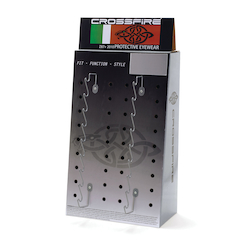 CrossFire® CD18 1-Sided Eyewear Display, 18 Unit Capacity, Corrugated Cardboard