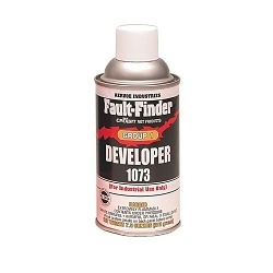 Crown® by Aervoe® 1073 Fault Finder Developer Group I, 12 oz Aerosol Can, Liquid Form, Milky White