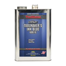Crown® by Aervoe® 6001G Toolmaker's Ink, 1 gal Can, Blue, Bulk Liquid Form