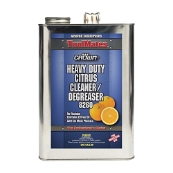 Crown® by Aervoe® 8260G Heavy Duty Cleaner/Degreaser, 1 gal Can, Bulk Liquid, Clear, Citrus