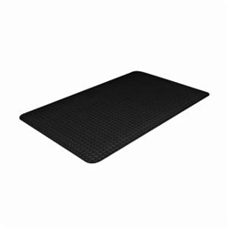 Crown® CD 0023DB 500 Standard Anti-Fatigue Mat, 3 ft L x 2 ft W x 9/16 in THK, Non-Porous Extruded PVC, Deckplate Surface Pattern, Industrial Grade PVC Foam Base, Resists: Flame, Slip and Wear