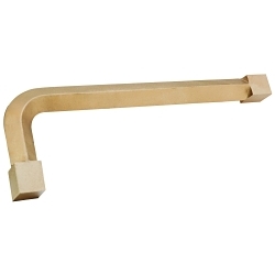 CS Unitec - Carlstoe Ex213-22A EX213 Square End Bung Wrench, Aluminum Bronze, 10-3/16 in L 7/8 in W