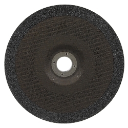 Cubitronâ„¢ 3 7100313198 90008 Wheel, 7 in Dia 0.25 in THK, 0.875 in Center Hole, 36+ Grit, Precision Shaped Ceramic Abrasive
