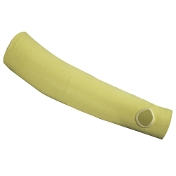 National Safety Apparel® S00KN0318 High Heat Sleeve With Thumb Hole Opening, 18 in L, Kevlar®, Yellow