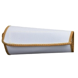 CutGuard™ S01MZ9XLG Wristlet, L/9 in L, Hook and Loop Closure, White