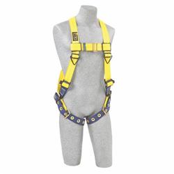 3M DBI-SALA Fall Protection 1101252 Delta™ Multi-Purpose Harness, XL, 420 lb Load, Repel™ Polyester Strap, Tongue Leg Strap Buckle, Quick-Connect Chest Strap Buckle, Steel/Stainless Steel Hardware, Yellow