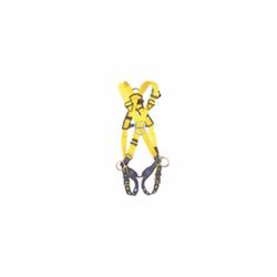 3M DBI-SALA Fall Protection 1103375 Delta™ Unisex Harness, Universal, 420 lb Load, Repel™ Polyester Strap, Tongue Leg Strap Buckle, Steel/Aluminum/Stainless Steel Hardware, Navy/Yellow