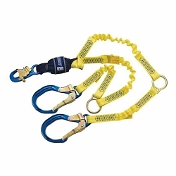 3M DBI-SALA Fall Protection 1246272 EZ-Stop™ Force2™ Lanyard Rope, 6 ft L, Rebar Hook Anchorage Connection