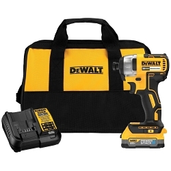 DeWALT® DCF787E1 Brushless Cordless Impact Driver, 1/4 in Drive Hex Drive, 1500 in-lb Torque Rating, 20 V, 5.55 in OAL