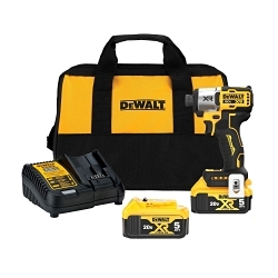 DeWALT® DCF845P2 3-Speed Brushless Cordless Impact Driver, 20 V, 5.1 in OAL