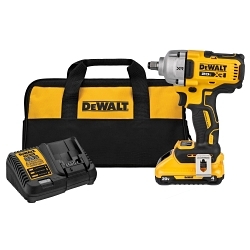 DeWALT® DCF891Q1 Cordless Wrench, 1/2 in Drive Impact/Power Drive, 3250 bpm, 20 V DC
