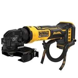 DeWALT® DCG400BLR Angle Grinder, Bare Tool, 4 in Dia Wheel, 5/8 in Arbor/Shank, 20 V DC, Paddle Switch