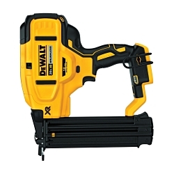 DeWALT® 20V MAX* MATRIX™ DCN680B XR™ 18 ga Flat Head Cordless Angled Finish Nailer, 5/8 to 2-1/8 in Fastener, 110 Nails Magazine, 10.3 in OAL