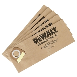DeWALT® DCV9401 Disposable Liner, 19-3/4 in L x 8 in W x 20 in H, For Use With DCV585 and DCV586 Dust Extractor, Paper