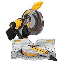 DeWALT® DWS716XPS Corded Electric Double Bevel Compound Miter Saw With CUTLINE™, 12 in Dia Blade, 5/8 in, 1 in Arbor/Shank, 8 in, 5-1/2 in Miter, 6-1/2 in, 3-39/64 in Bevel