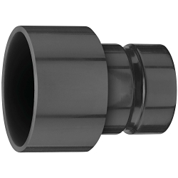 DeWALT® DWV9140 Tapered Large Diameter Adapter, 10-1/2 in L, For Use With DWV9000 Universal Connector and DeWALT® Dust Extractor, Black