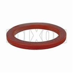 Dixon® 100-G-TES Cam and Groove Encapsulated Gasket, 1 in Nominal, 1-1/16 in ID x 1-9/16 in OD x 1/4 in THK, PTFE Encapsulated Silicone, Domestic