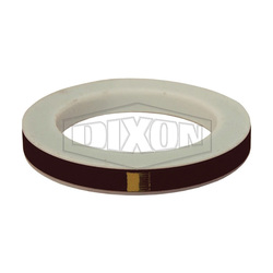 Dixon® 100GTFVI Cam and Groove Envelope Gasket, 1 in Nominal, PTFE, Domestic