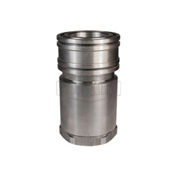 Dixon® 10HBF10 DQC H Industrial Interchange High Volume Female Coupler, 1-1/4-11 Nominal, Female BSPP, Steel