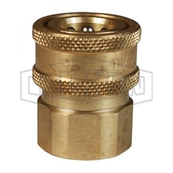Dixon® 10VBF10-B-E V-Series Coupler, 1-1/4-11 in Nominal, Brass