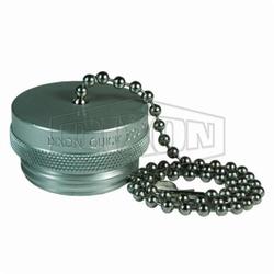 Dixon® 10WSDP-A WS Series Wing Style Interchange Dust Plug, 1-1/4 in Nominal, Aluminum, Domestic